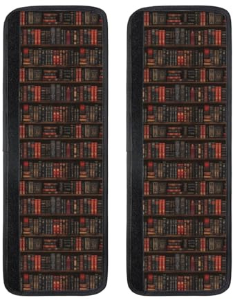 GVYGVY Set di 2 coperture per maniglie della porta del frigorifero, stile vintage, con stampa, regolabili, comode, antiscivolo, per lavastoviglie, forno, elettrodomestici, cucina, decorazione