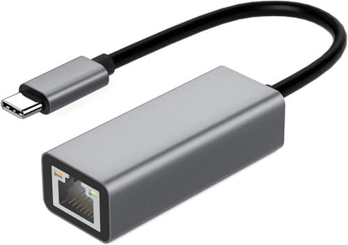 AYMBH USB Typ C Ethernet Adapter 1000Mbps, USB 3.0 auf RJ45 Netzwerkkarte, Gigabit USB-C LAN Adapter für MacBook, Windows PC, Android, stabile kabelgebundene Internetverbindung