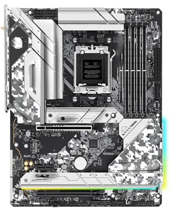 Placa Madre Placa Base Fit For ASROCK X670E Steel Legend X670 AM5 DDR5 256 GB M.2 ATX Compatible con Ryzen 7 8700 5 8500 9700