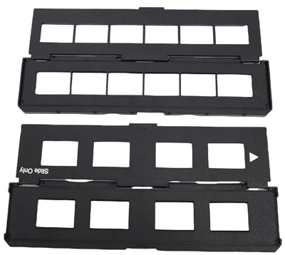 Topiky 35mm Film Holder, 6 Frame Negative Film Scanner Accessory with 135mm Slide Holder for 4 Frames Compatible with Most 35mm Scanners Easy to Use and Protects Edges