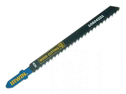 Irwin T234X Stichsägeblatt 115 mm 8-13 TPI, 5 Stück Progressiv, Seitenschliff für Holz, T-Schaft, 10504228