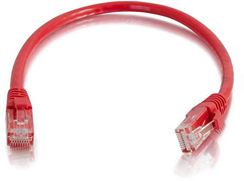 C2G Cat6 gebootet ungeschirmte 3ft Netzwerk Patchkabel - rot