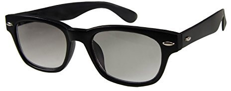 I NEED YOU Lesebrille Woody Sun / +2.00 Dioptrien / Schwarz