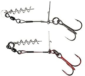 Savage Gear Carbon 49 Corkscrew Single Stinger: 1/0