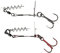 Savage Gear Corkscrew Stinger - 2 Gummfischsysteme, Länge/Größe/Tragkraft:ca. 7cm / Gr. 1/0 / 23kg