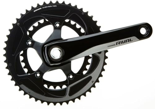 SRAM Rival 22 BIELAS RIVAL22 GXP 170mm 36x52D 11V. S/C N, Unisex Adulto, Multicolore, 170 mm cm