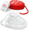 AIESI® Pocket Mask professionelle maske beatmungsmaske für beatmung mund zu mund mit einwegventil und filter, CPR Mask-Resuscitator