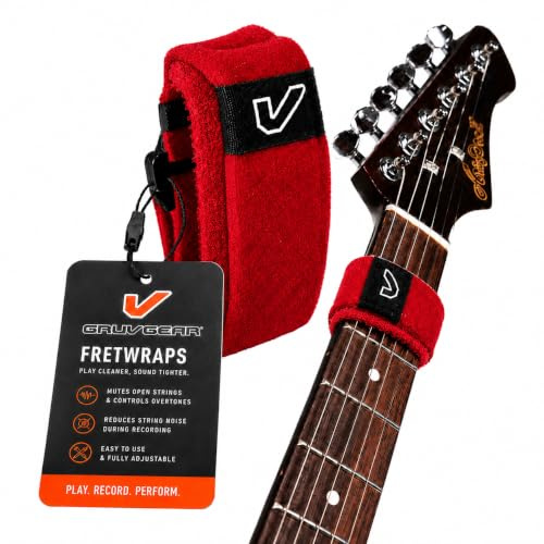 Gruv Gear FretWraps HD 'Fire' String Muter 1-Pack (Red, Extra Large) (FW-1PK-RED-XL)