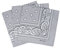 Set 3 bandanas paisley damen und herren hellgrau
