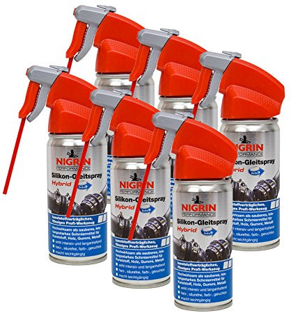 NIGRIN 6X 72240 Performance Silikon- Gleitspray Hybrid 1 Stück