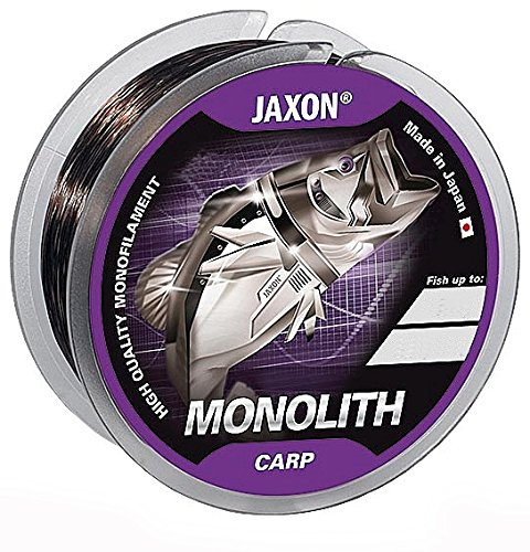 Jaxon Monolith CARP 300m/600m Angelschnur Spule Monofile Karpfen Ø 0,25-0,35mm (300m/0,30mm/18kg)