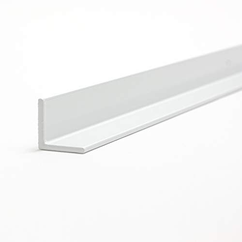 Profilé d'angle en aluminium angle Angle en aluminium revêtu par pulvérisation Blanc ou anthracite 1–3 m, blanc