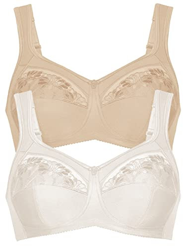 Anita 2er Sparpack Entlastungs BH 5448 Safina Gr. 80C in 1xcrystal 1xhaut