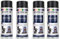 Lot 4 Vaporisateur Peinture Spray Haute Température Noir Mat Aérosol 800° C Auto Moto Poêle à Bois