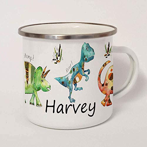 Grehge ts Camping Cup, Kids Cups, Personalised Cup, Boys Gifts, Girls Gifts, Toddler Cup, Enamel Mug, Metal Mugs, Children's Cups