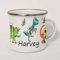Grehge ts Camping Cup, Kids Cups, Personalised Cup, Boys Gifts, Girls Gifts, Toddler Cup, Enamel Mug, Metal Mugs, Children's Cups