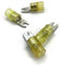 Forked Cable Lug 16mm2 to 25mm2 M5 Insulated 4X Ring Eyelet Press Eyelet Crimped Cable Lug Yellow
