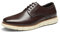 Bruno Marc Zapatos de Cordones Zapatillas de Vestir Oxfords Clásico Derby para Hombre,Size 47,Marron/Oscuro,GRANDPLAIN