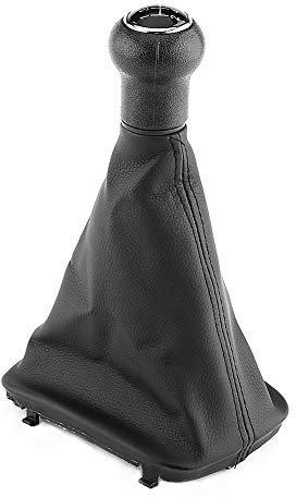 Automatischer Schaltknauf,5-Gang Auto Schaltknauf mit Gamasche Kofferraumabdeckung Gearstick Gamasche Boot-Kit for Audi A6 C5 A4 B5 A8 D2 1998-2000