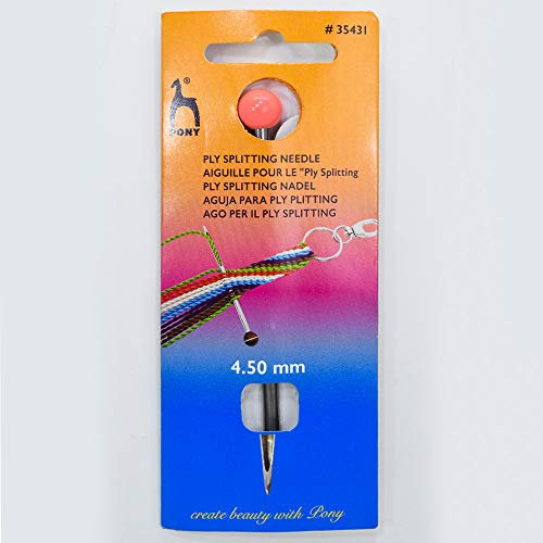 Pony Lagen Spaltnadel: 4,50 mm, grau, 4,5 mm