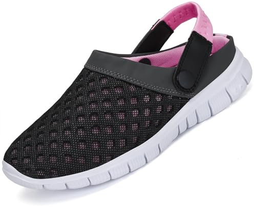 SAGUARO Unisexe Chaussures de Plage Sandales Antidérapant Pantoufles Eté Respirantes Rose 38 EU