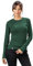 ALPIN LOACKER 100 Merino Langarmshirt Damen 230g/m2 I Feinste Merinowolle Unterwäsche I Langarm Wandershirt für Outdoor und Sport, Grün M
