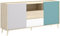 DEKIT Nova Sideboard, Melamin, Natur/Smaragd