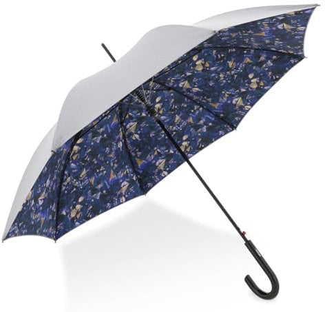 Knirps Damen Stockschirm T.760 Automatik mit UV- und Hitzeschutz Feel - Lapis