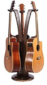 Ruach GS-1 Gitarrenständer für Akustik-/E-Gitarren, Walnuss