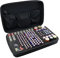 Wilitto Batterie-Aufbewahrungskoffer mit Batterietester, Batterie-Organizer, wasserdicht, mehrere Fächer, leichte harte Batterie-Aufbewahrungsbox, Tragetasche, Tasche, Halter, Garage