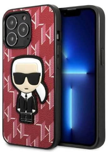 Karl Lagerfeld KLHCP13XPMNIKPI Hülle für iPhone 13 Pro Max 6,7 hardcase rot Mon