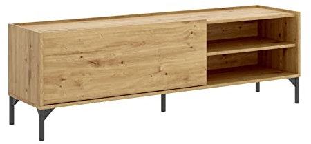 DEKIT GRUPO RIMOBEL Ness Mueble de TV bajo, Melamina, Nordic, 47x155x43 cm