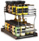 Gewürzregal Ausziehbar, 2 Etagen Edelstahl Gewürz Organizer, Rutschfeste Gewürzregal Schrank, Schrank Organizer Küche, Multifunktion Gewürzständer, Spice Rack Platz für Flaschen öle Zutaten Gläser