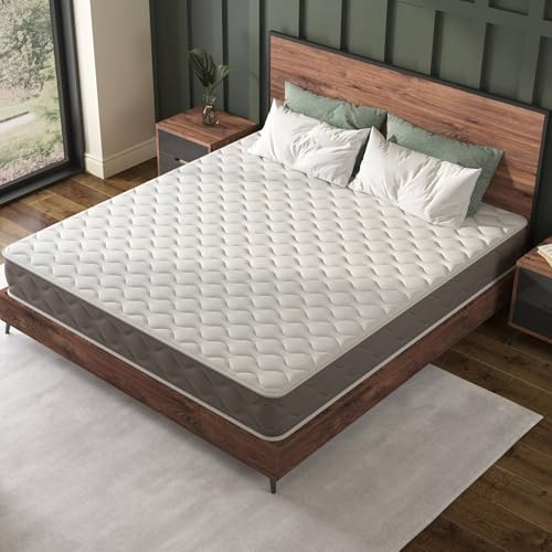 Talamo Italia - Scudo Queen-Size-Matratze, Memory Foam-Matratze, ergonomische Matratze, milbenhemmende und hypoallergene Matratze, 100% Made in Italy, 120 x 190 x 21 cm