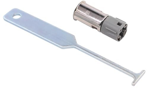MOTOKU Power Outlet Cigarette Lighter Socket with Removal Tool for Chrysler Dodge Ram Jeep
