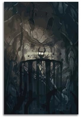 Quem Game Video Poster Hollow Knight Poster Decorative Painting Canvas Wall Poster And Art Picture Print Modern Family Bedroom Decor Poster 24x36inch(60x90cm)