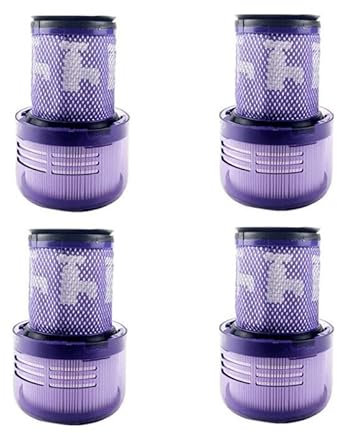 REIPOL for Dyson V12 for Cyclone Accessori for aspirapolvere Senza Fili Parti di Ricambio del Filtro Hepa Post Motore (Color : 4pcs)
