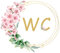 MenYiYDS 1 Pcs Autocollants de Porte Salle de Bains Toilettes Baignoire Plante Fleurs Anglais WC Stickers muraux Salle de Bains Toilettes décoration Stickers muraux Auto-adhésifs