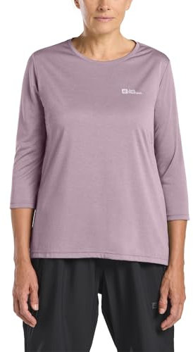 Jack Wolfskin Damen Crosstrail 3/4 W T-Shirt, Wild Blossom, XL EU