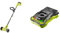 Ryobi RY18PCA-0 ONE+ Patio Cleaner with Wire Brush (Bare Tool), 18 V & RC18150 18V ONE+ Cordless 5.0A Battery Charger, Hyper Green/Grey