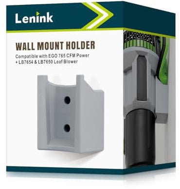 Lenink Wall Mount Compatible with EGO 765 CFM Power+ LB7654 & LB7650 Leaf Blower, Wall Mount Holder Bracket for Leaf Blower Storage