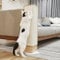 PETKARAY Rascador de Esquina de Sisal, Almohadilla para Gatos de Interior, Protector de Muebles con Hierba Gatera (Grande)