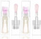 2pcs Lippenöl Gold Schimmer Lippenfahler Glanz feuchtigkeitsspendend nahrhafte, plumpende Lipgloss Glättung klarer Lipglos