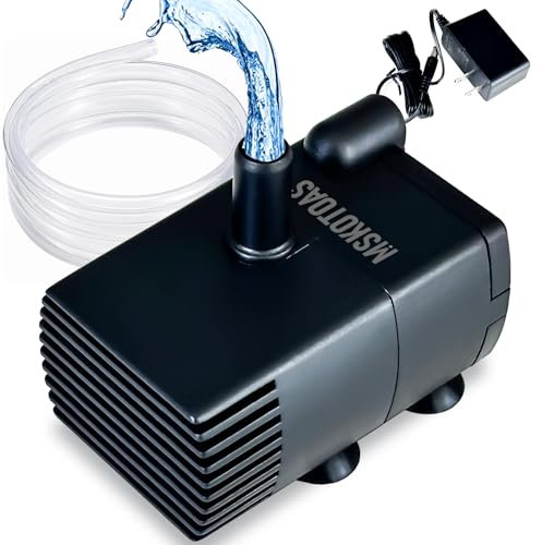 Bomba de sumidero pequeña automática con sensor de agua, elevación de 2,5 metros, 280 L/h con tubo de 6 pies, mini bomba de extracción de condensado HVAC de 115/230 V con interruptor flotante para
