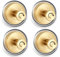 lifeicomall Ganchos de ventosa, gancho de ventosa al vacío, ganchos de succión impermeables extraíbles y reutilizables, ganchos de ventosa autoadhesivos para baño, cocina (dorado, 2 piezas) (dorado 4)