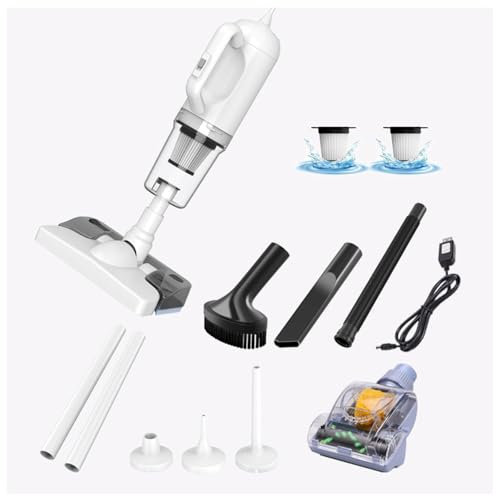 LRF-yxkj Aspira E Lava Pavimenti Casa 5 in 1 Batteria Portatile Ricaricabile, Scopa a Vapore Lavapavimenti Senza Filo per Pulizia Domestica/Capelli/Polvere/Lavapavimenti