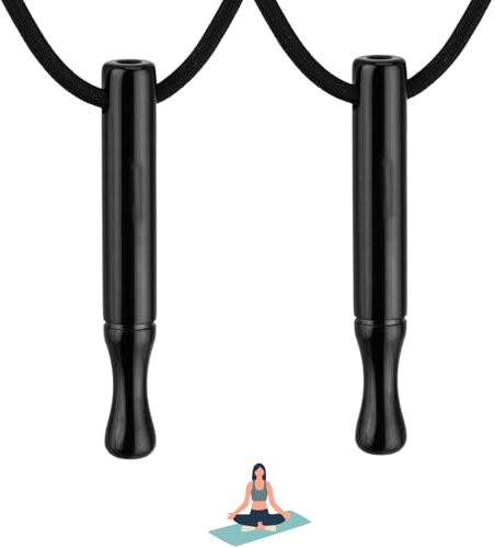 Heldenback 2 Set kette black (2er Set Schwarz) atemtrainer