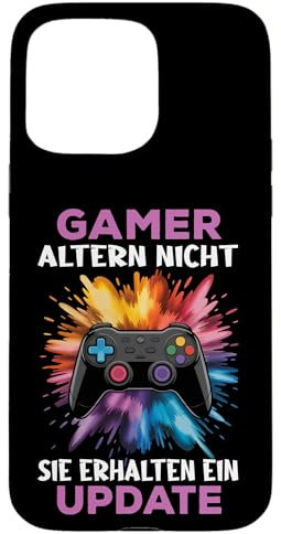 Gamer Geschenke Lustiges Gaming Outfit Controller Gamer Hülle für iPhone 15 Pro Max