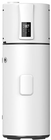 Pompe di calore verticali 200 L, R290 Pompa di calore aria-acqua per ville, alberghi, case vacanze, commerciali ed esterni, silenziosa 50 dB, riscaldamento rapido a 75 °C, WiFi