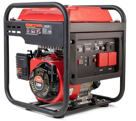 3500W Petrol Inverter Generator 230V 4-Stroke Pure Sine Wave for Camping